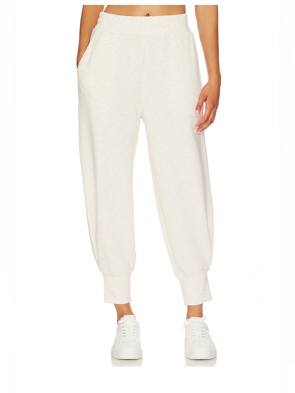 NWOT Varley IVORY MARL THE RELAXED PANT 25 Size S